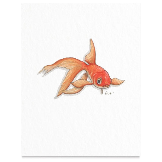 Lucky Charms Goldfish Art Print