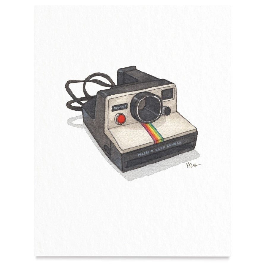 Retro Polaroid Art Print